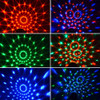 Luz Led De Palco Giratória De Controle De Música Rgb Laser*2 2