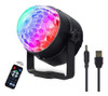 Luz Led De Palco Giratória De Controle De Música Rgb Laser*2 3