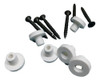Rolete Branco Para Porta Sanfonada De Pvc (kit Com 6 Peças) 1