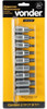Jogo De Soquetes Hexagonais Encaixe 1/2  3/16  A 5/8  Vonder 4