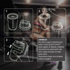 Vaso / Batidor Deportivo Con Compartimientos 500ml 3