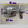 Kit Juego 4 Cerrojos Pasadores Llave Cruz Bronzen Premium 1