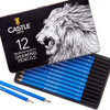 Lapices De Dibujo De Grafito Con Estuche Pack 12 Castle Art 0