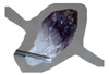 Amatista Violeta Bellísima Punta Natural Bruto - Nefer Joyas 0