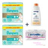 Pañales Pampers Deluxe G 110 Combo Mes + Kit Higiene Bebé 1