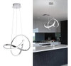 Mayna Moderna Luz Colgante Led Con Luces De Anillo Irregular 0
