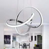 Mayna Moderna Luz Colgante Led Con Luces De Anillo Irregular 1