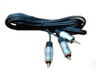 Cable Plug De 3.5st A 2 Rca Artekit Metálico 2mts 0