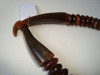 Max Colar Indiano Resina Cor Âmbar Marron 2 5