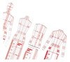 Esboço Da Régua Do Modelo De Design De Roupas Da Moda B 5 Esboço Da Régua Do Modelo De Design De Roupas Da Moda B 5