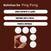 Kit-200 Bolas / Bolinhas Mini Artesanato Branca Ping Pong 3