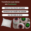Kit-200 Bolas / Bolinhas Mini Artesanato Branca Ping Pong 4