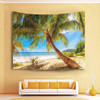 Tapiz De Playa Tropical Hvest Tapiz De Pared Palmeras Verdes 2