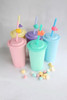 Vaso Plástico 300cc X15u Sorbete Reutilizable Y Aplique Sorb 5