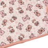 Cueiro De Bebe Duplo Estampado Ursinho Rose Conforto De Bebê 1