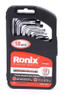 Set De Llaves Allen Y Torx. 18 Llaves Con Estuche  Ronix 6