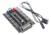 Noyito 10-pc Pc Fan Pwm Hub Dc12v Sata Port Fuente De Alimen 0