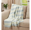 Saro Lifestyle Sevan Collection Striped Design Throw Blanket 4