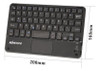 59keys Mini Teclado Inalámbrico Bt Con Pantalla Táctil Para 4