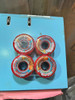 Ruedas Longboard Floating Rojo 70 X 42mm Uretano 82a Sygni 1