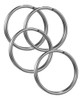 Aros Sin Fin Argollas Llaveros 20mm X100u Gruesos /chacarita 2
