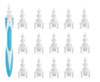 16pcs/set Sano Cuidado Fácil Hisopo Cera Eliminación Suave E 1