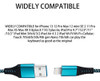 Borcall Cable Usb A Lightning: Cable De Carga Rpida Trenzado 2