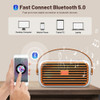 Altavoz Bluetooth Retro: Altavoz Vintage Porttil Con Graves 1
