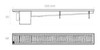Ralo Linear Sifonado Pvc Modulável Grelha Branco 50cm Herc 2