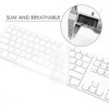Allinside Teclado De Silicona De Tamaño Completo De Cobertur 2