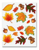 Fall Leaf Pegatinas 1 Count Accesorio De Fiesta 4 Shs  Paque 1