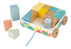 Janod Pure Pull-along 16 Piezas De Bloque De Pastel De Mader 2