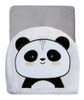 Toalha Banho Felp. Forrada - Capuz Bord. 90cmx70cm-panda Ben 2