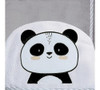 Toalha Banho Felp. Forrada - Capuz Bord. 90cmx70cm-panda Ben 4