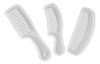 Conjunto De Cabelo De Dentes Largos Translúcido De Silicone, 5