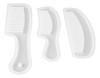 Conjunto De Cabelo De Dentes Largos Translúcido De Silicone, 7