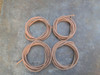 4 Recortes Cable Unipolar Cobre 16 Mm2  2,4 Metros C/u 6