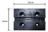 Taco Rectangular Para Elevador Autos 2 Columnas - pack X 4 1