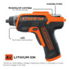 Destornillador De Almacenamiento Roto-bit Black   Decker 4v 1