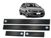 Cubre Zocalos Simil Carbono P/ Volkswagen Polo Accesorio 0