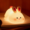 Rabbit Night Light, Linda Lâmpada De Silicone, Regulável Lig 3
