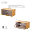 Simplifique El Soporte Para Cosméticos Y Joyas De 2 Niveles 2