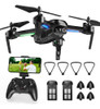 Ferietelf Dron T6 Para Adultos  1080p Hd Rc Dron, Fpv Drone 0