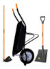 Kit Carrinho De Mão + Pá Quadrada + Enxada Tramontina 5