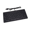 Sr Mini Teclado Con Cable De Luz Delgada 78 Teclas Usb Multi 1
