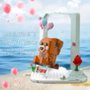 Brinquedo De Construção Nubee Cute Brown Bear Swing Com Balõ 2