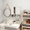 ~? Gabinete De Pared De Baño Taohfe Con Estantes Ajustables 1