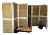 Biombo Junco Y Madera Todo X 3 Hojas (1.80 Alto  X 0.45 Anc) 6