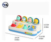 Juguete Para Bebés Pop Up Animales Didáctico Con Botones Rz 1