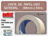 Cinta De Papel Para Uso General 48mm Caja 18 Rollos -rapifix 1